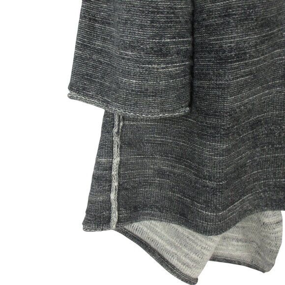 Eileen Fisher Cardigan Jacket Cascading Charcoal Organic Cotton Size L MSRP $ 24 - Picture 5 of 7